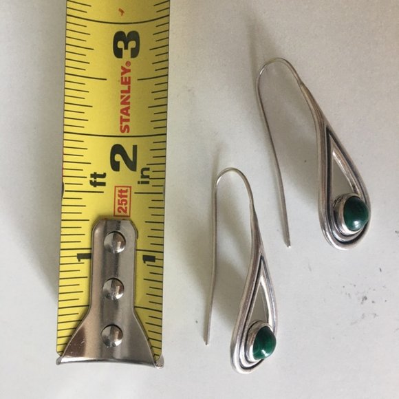 Pamela Love teardrop earning Malachite - Picture 2 of 5